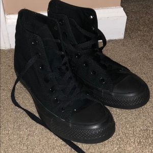 All black converse